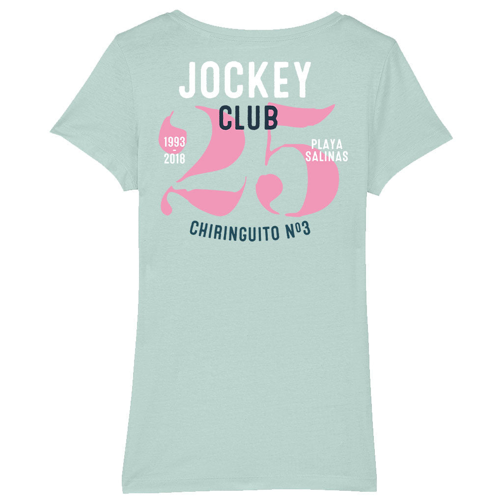 Jockey Club Forever Young Front And Back Print Women's Iconic Fitted T-Shirt-Jockey Club-Essential Republik