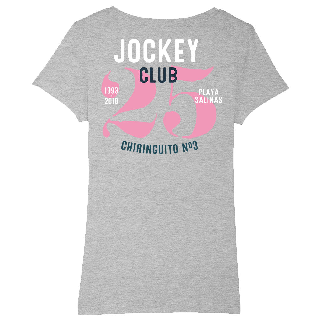 Jockey Club Forever Young Front And Back Print Women's Iconic Fitted T-Shirt-Jockey Club-Essential Republik