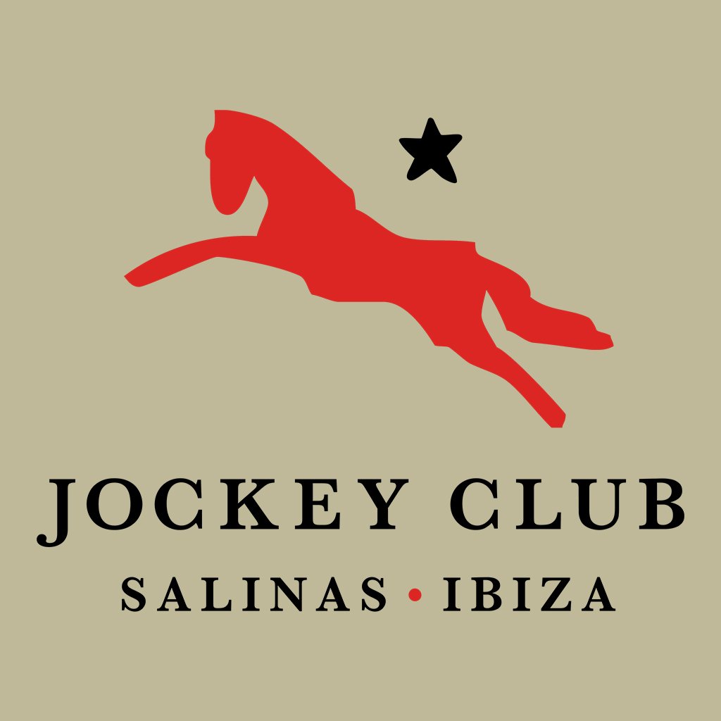 Jockey Club Salinas Ibiza Red And Black Logo Men's Organic T-Shirt-Jockey Club-Essential Republik