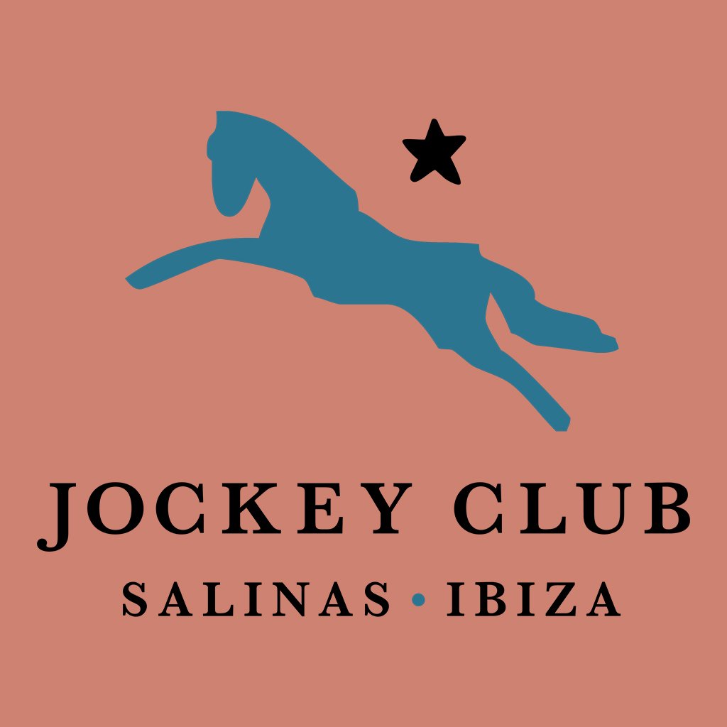 Jockey Club Salinas Ibiza Dark Turquoise And Black Logo Men's Organic T-Shirt-Jockey Club-Essential Republik