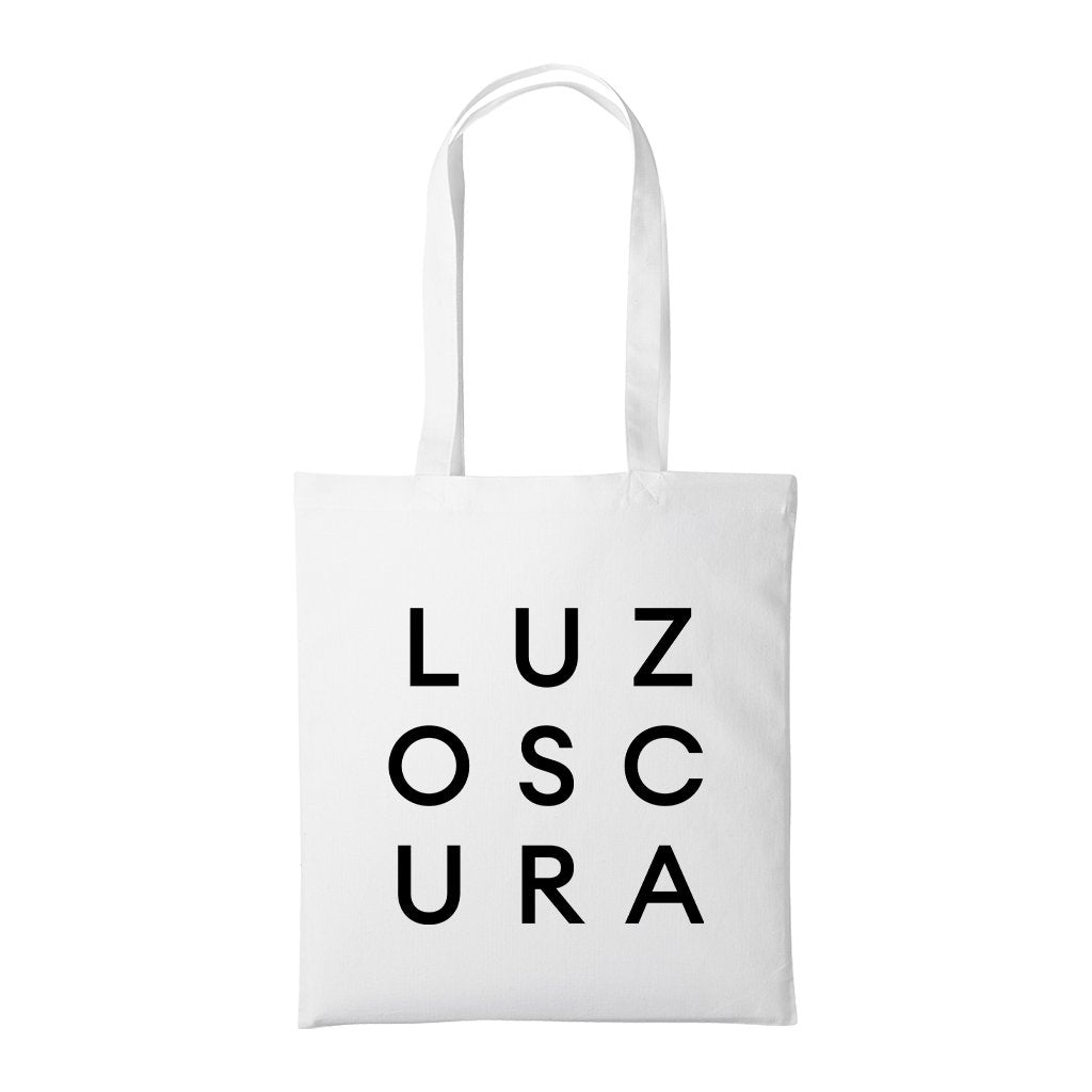 LUZoSCURA Black Logo Cotton Tote Bag-LNOE-Essential Republik