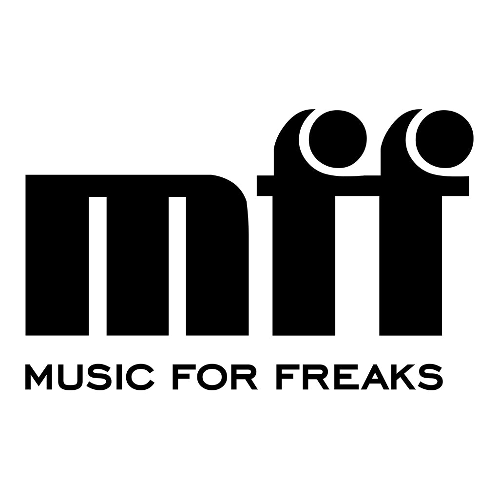 Music For Freaks Black Logo Flat Peak Snapback Cap-Music For Freaks-Essential Republik