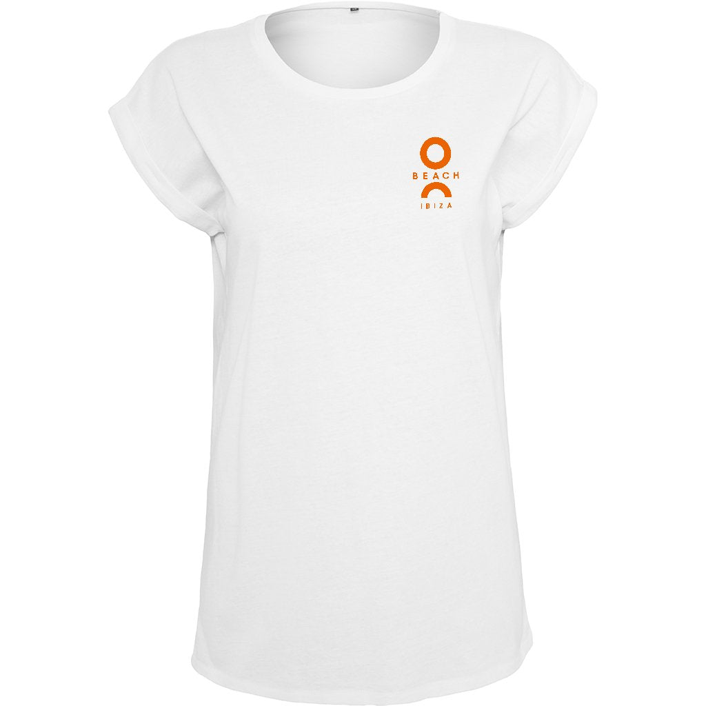 O Beach Orange Logo Women's Casual T-Shirt-O Beach-Essential Republik