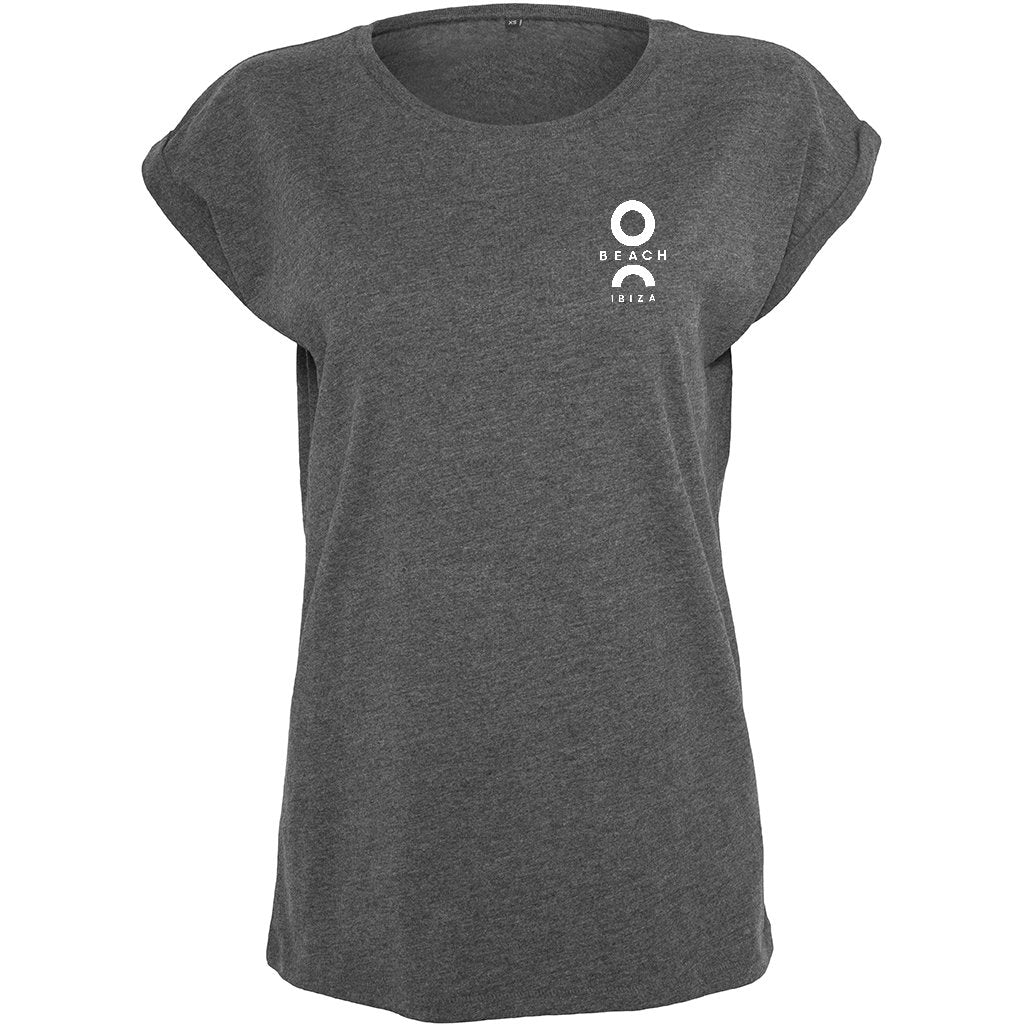 O Beach White Logo Women's Casual T-Shirt-O Beach-Essential Republik