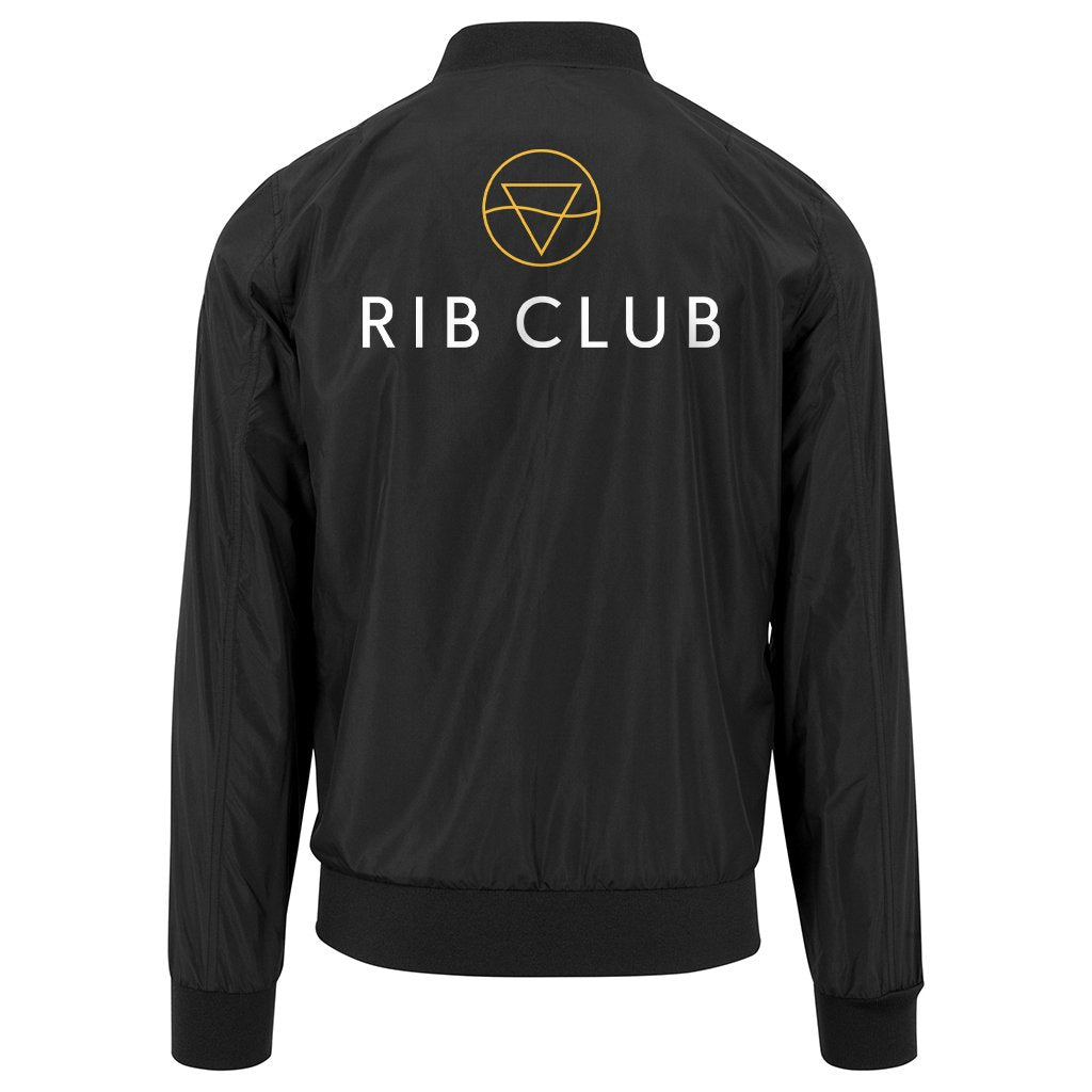 Rib Club Yellow And White Logo Men's Bomber Jacket-Rib Club-Essential Republik