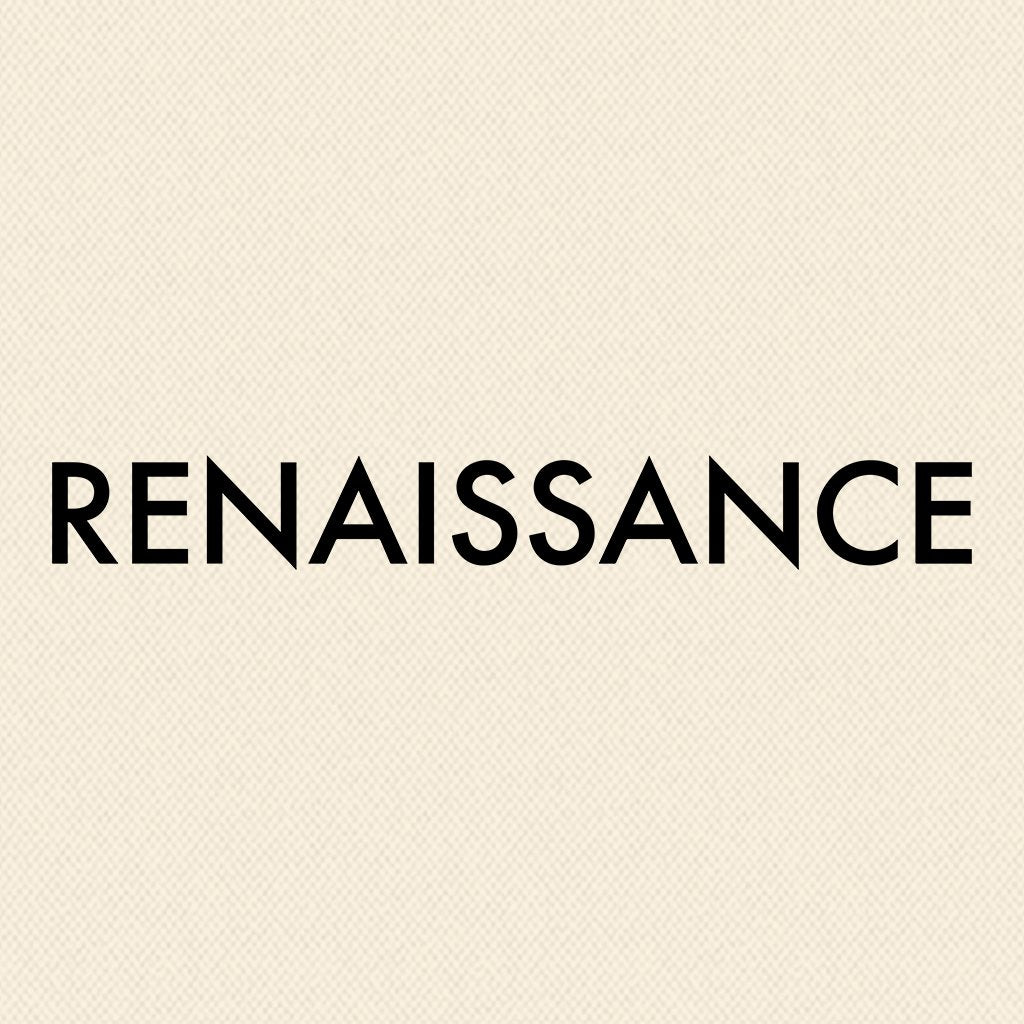 Black Renaissance Logo Accessory Pouch-Renaissance-Essential Republik