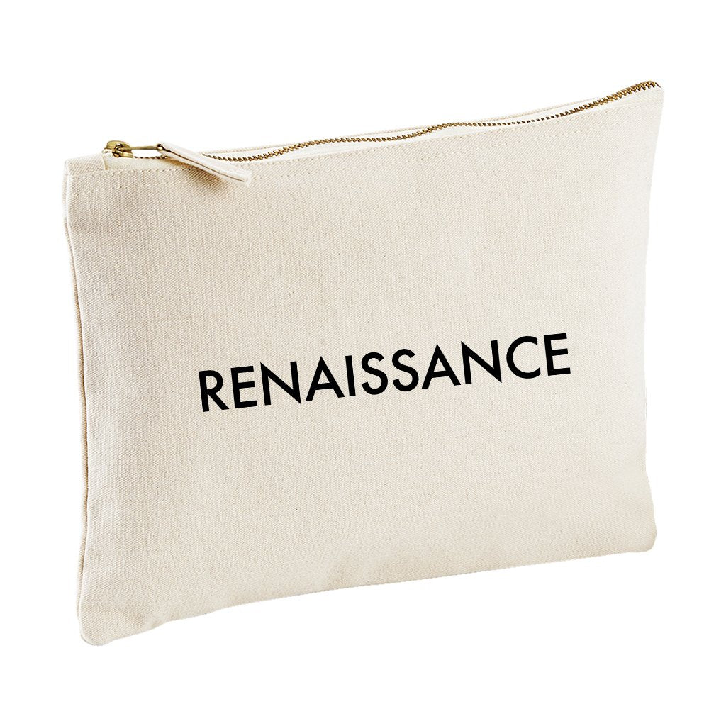 Black Renaissance Logo Accessory Pouch-Renaissance-Essential Republik