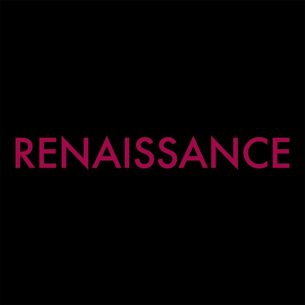 Burgundy Renaissance Logo Accessory Pouch-Renaissance-Essential Republik