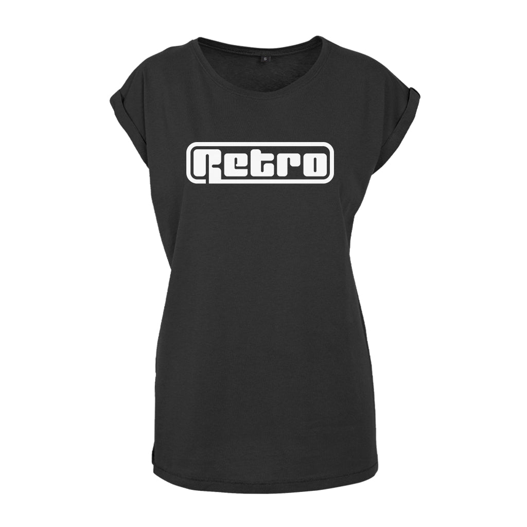 White Retro Logo Women's Casual T-Shirt-Retro-Essential Republik