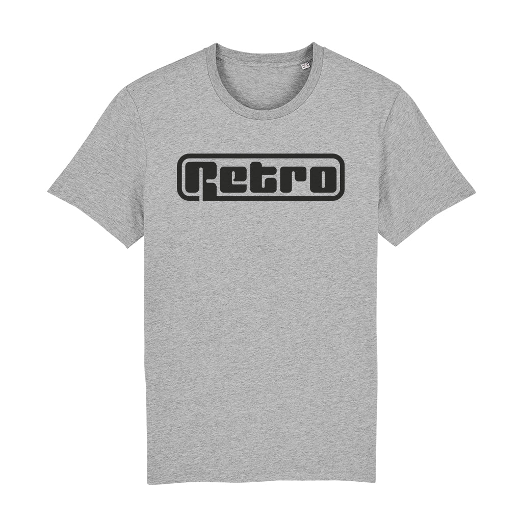 Black Retro Logo Unisex Organic T-Shirt-Retro-Essential Republik