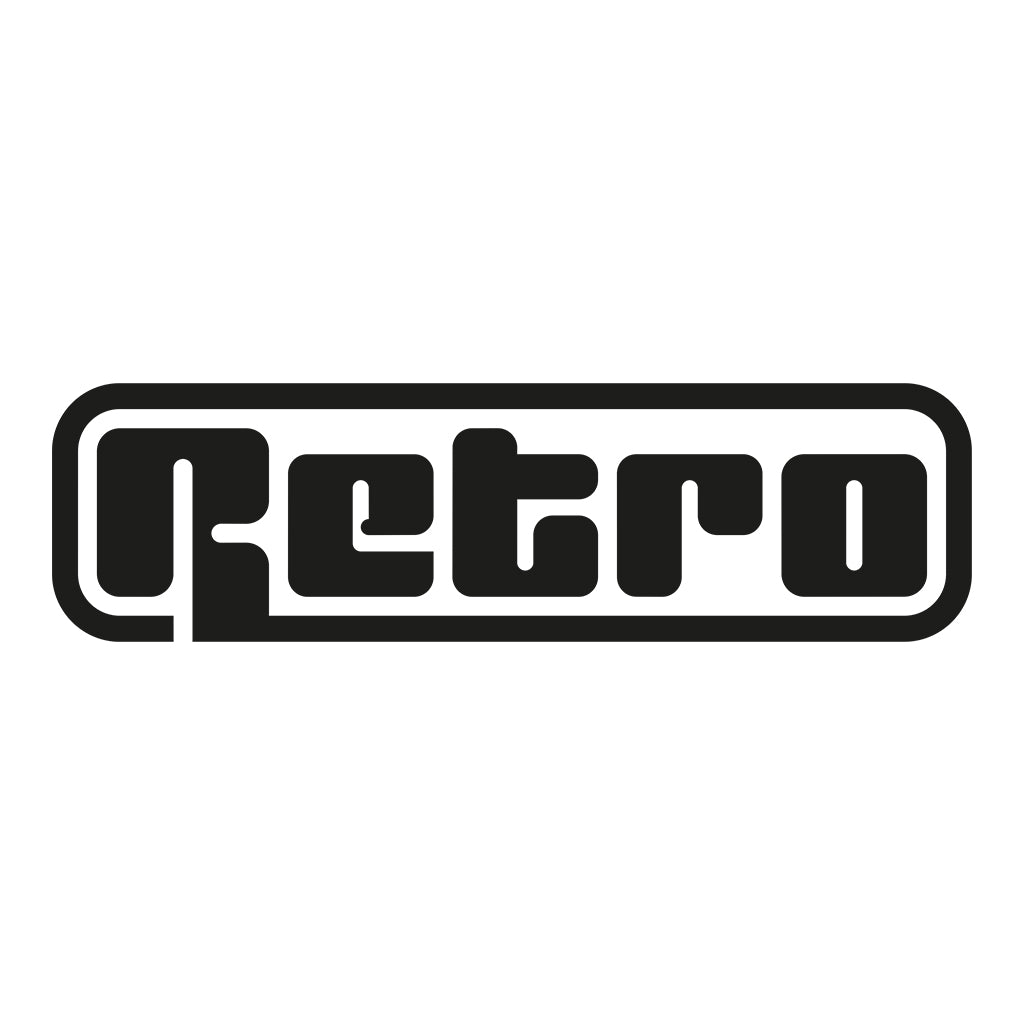 Black Retro Logo Unisex Organic T-Shirt-Retro-Essential Republik