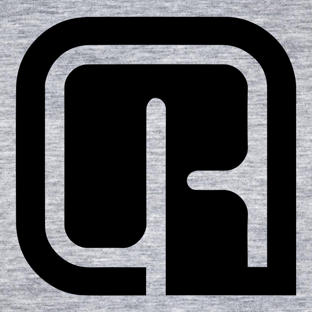 Black Retro Logo Front And Back Print Unisex Cruiser Iconic Hoodie-Retro-Essential Republik