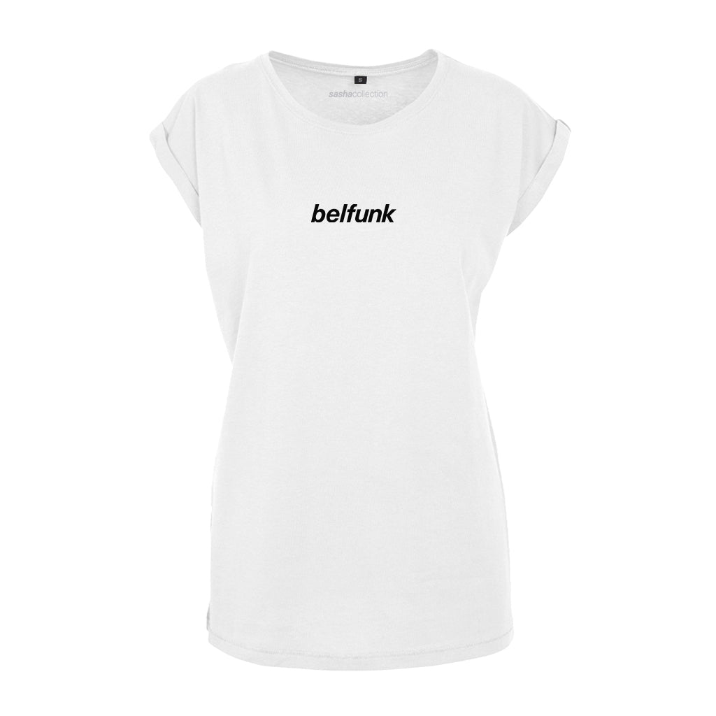 Belfunk White Women's Casual T-Shirt-LNOE-Essential Republik