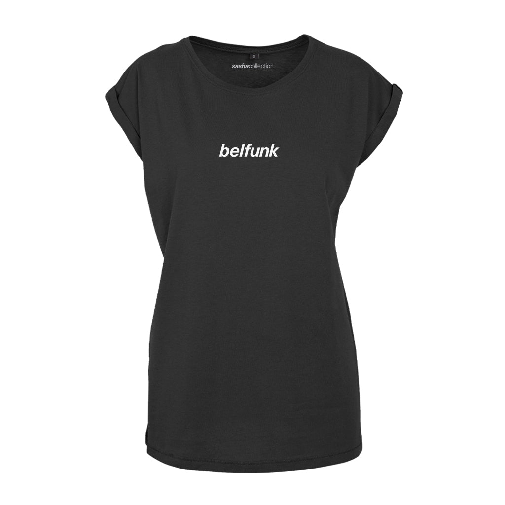 Belfunk Black Women's Casual T-Shirt-LNOE-Essential Republik