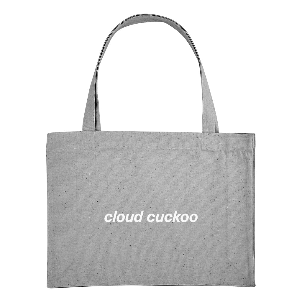 Cloud Cuckoo Heather Grey Woven Shopping Bag-LNOE-Essential Republik