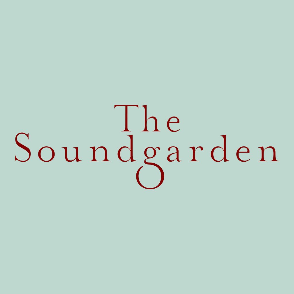 The Soundgarden Two Line Maroon Logo Unisex Organic T-Shirt-The Soundgarden-Essential Republik