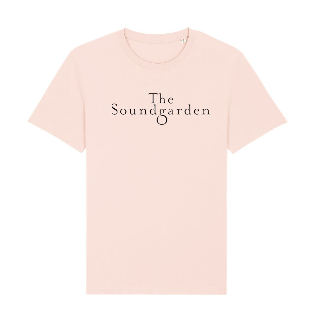 The Soundgarden Two Line Black Logo Unisex Organic T-Shirt-The Soundgarden-Essential Republik