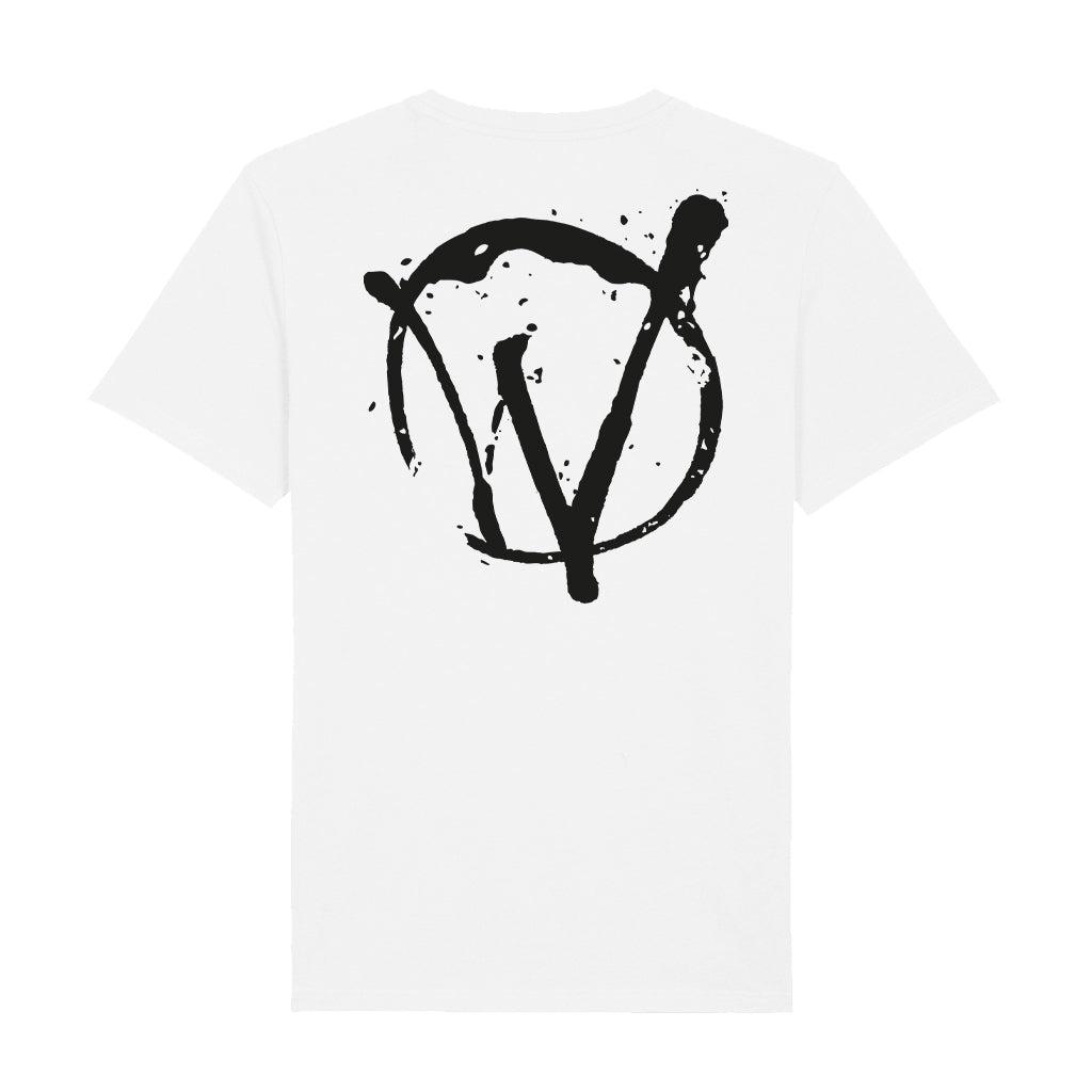 Steve Lawler ViVa Warriors Black Logo Front And Back Print Unisex Organic T-Shirt-Steve Lawler-Essential Republik