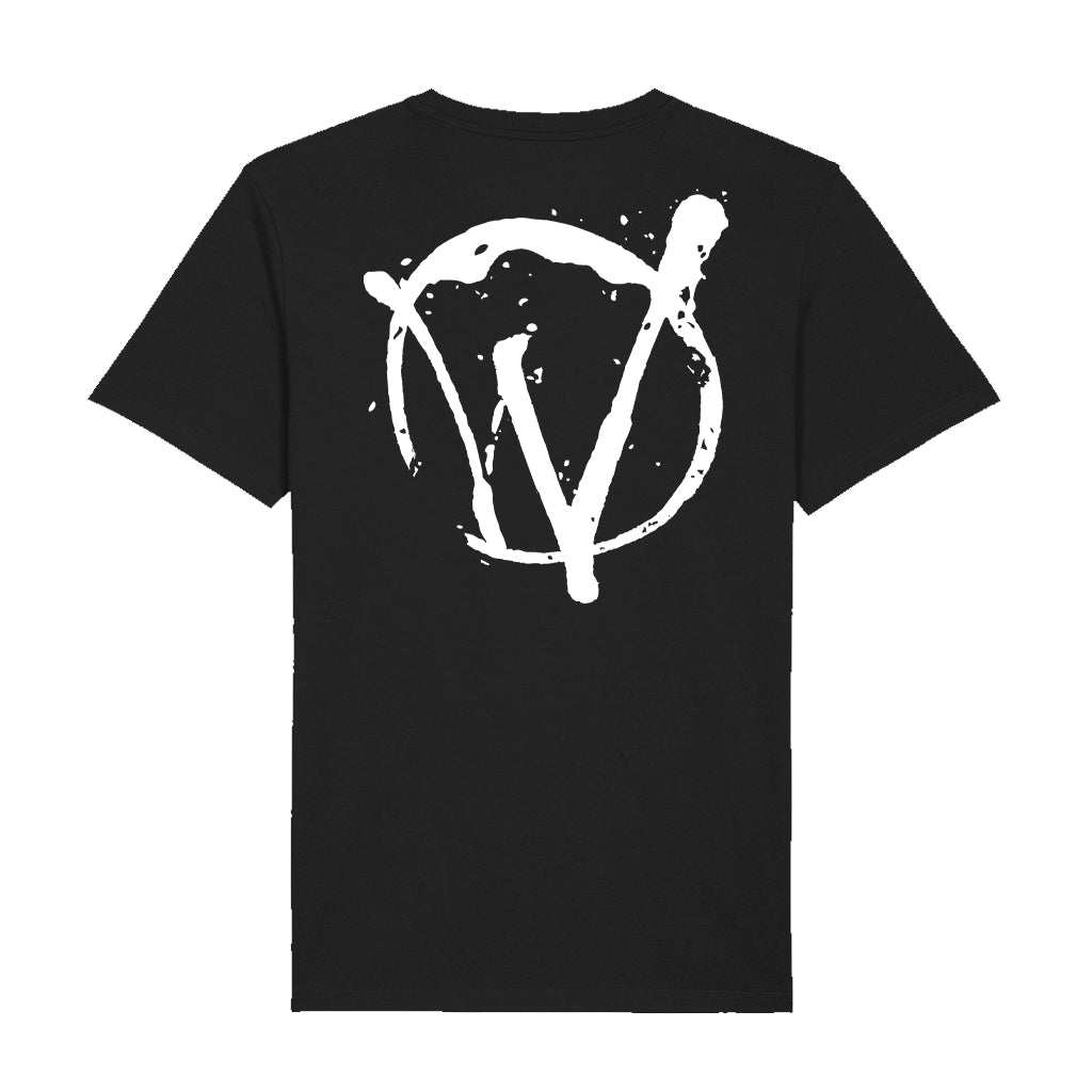 Steve Lawler ViVa Warriors White Logo Front And Back Print Unisex Organic T-Shirt-Steve Lawler-Essential Republik