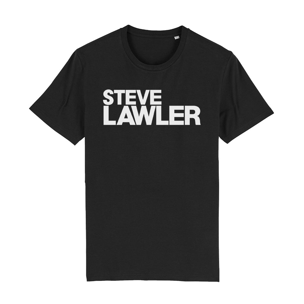 Steve Lawler White Logo Unisex Organic T-Shirt-Steve Lawler-Essential Republik