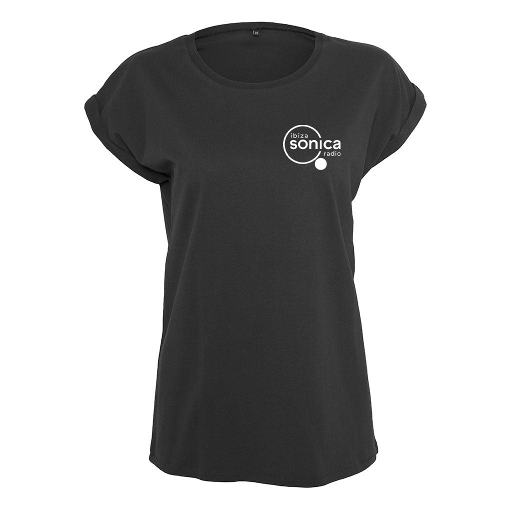 Sonica White Logo Women's Casual T-Shirt-Sonica-Essential Republik