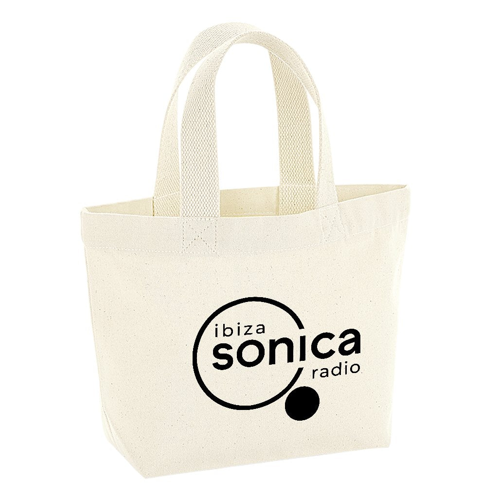 Sonica Black Logo Marina Mini Tote Bag-Sonica-Essential Republik