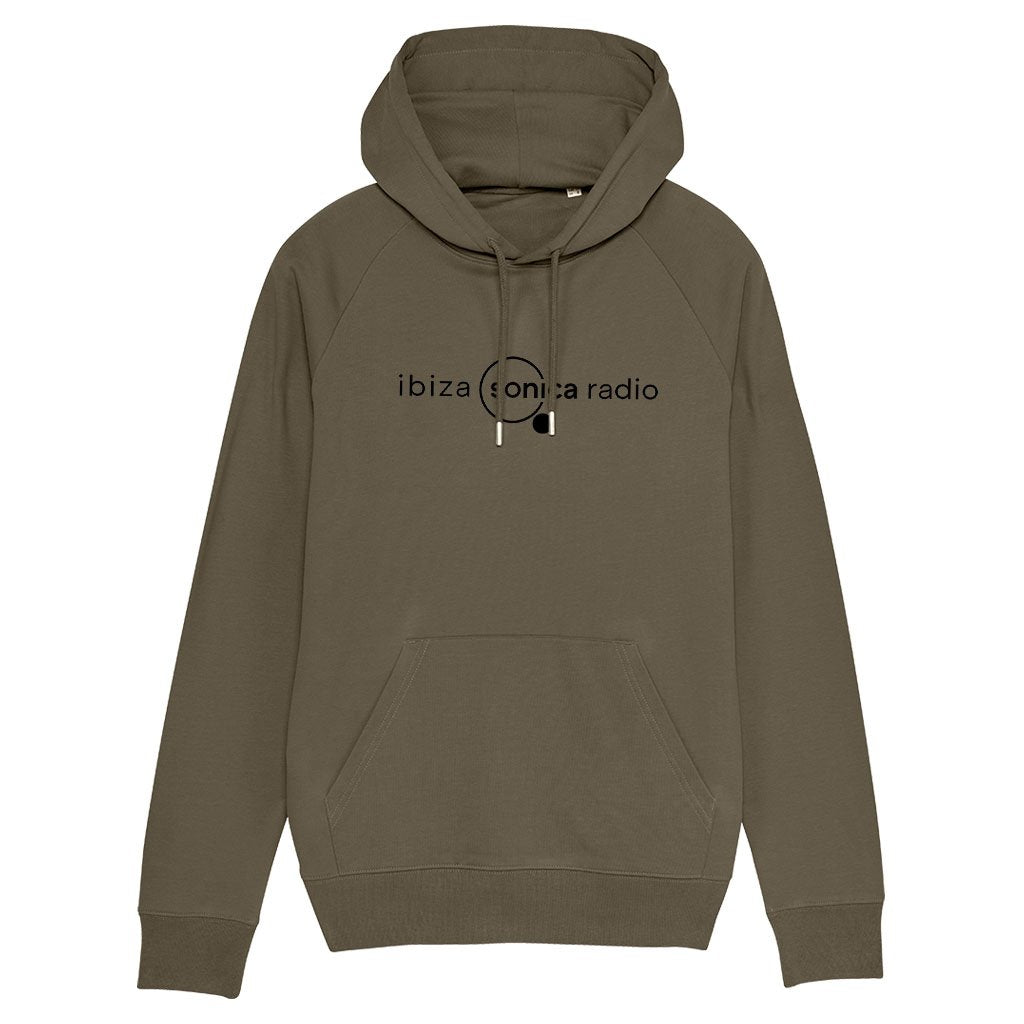 Sonica Black Landscape Logo Men's Hooded Sweatshirt-Sonica-Essential Republik