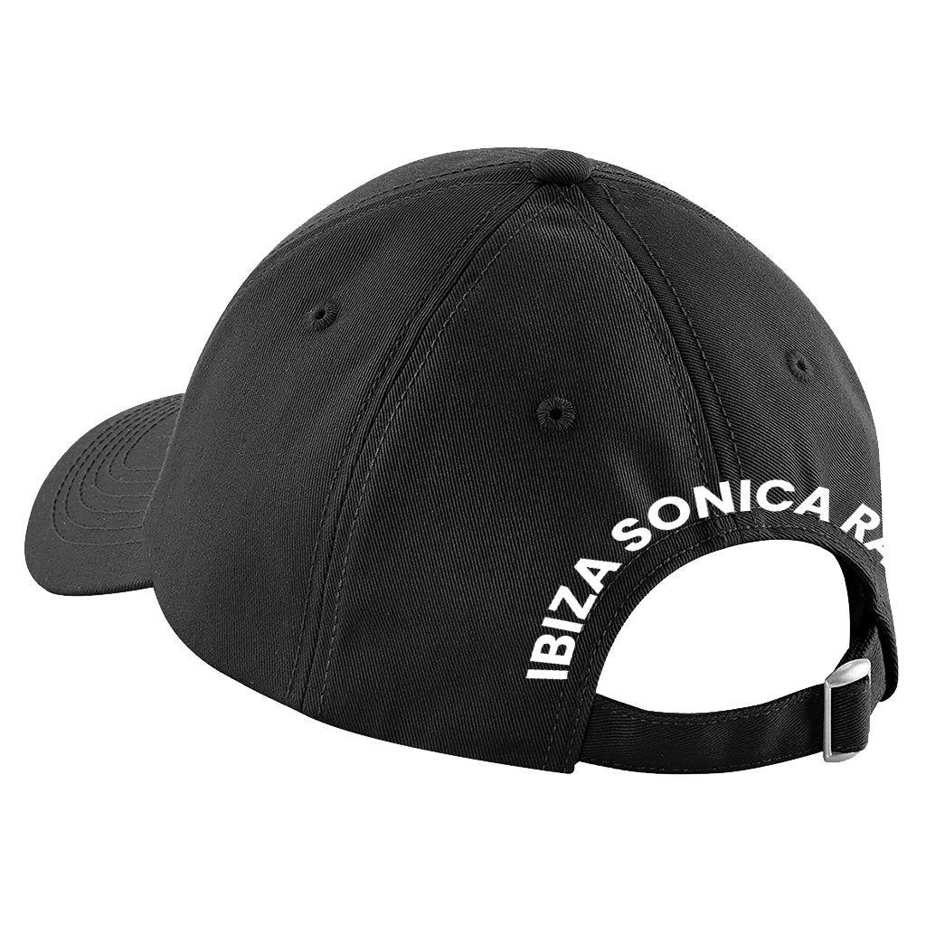 Sonica White Logo And Text Classic Baseball Cap-Sonica-Essential Republik