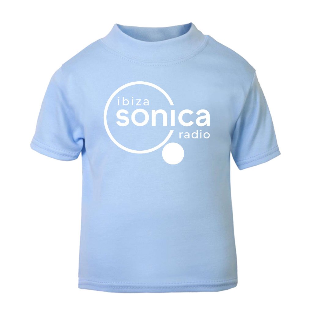 Sonica White Logo Baby T-Shirt-Sonica-Essential Republik