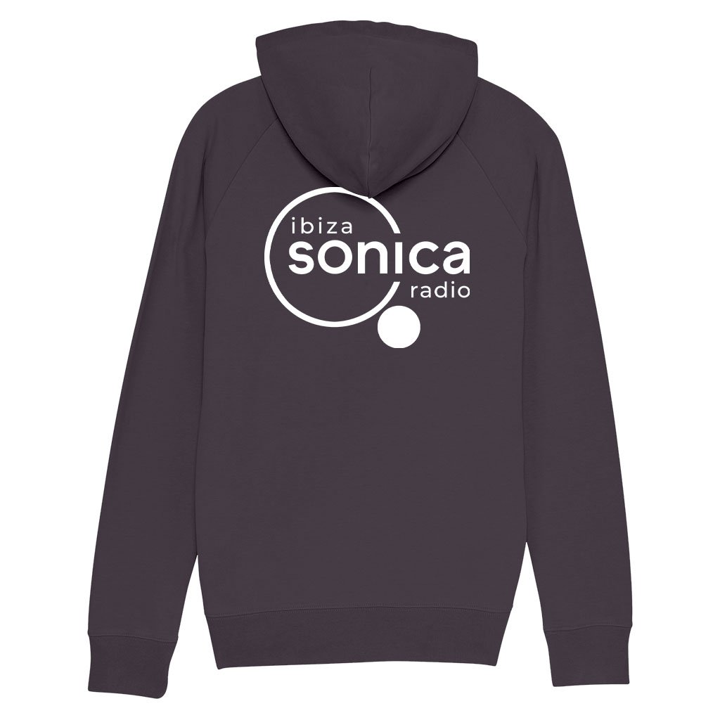 Sonica White Logo Front And Back Print Men's Hooded Sweatshirt-Sonica-Essential Republik