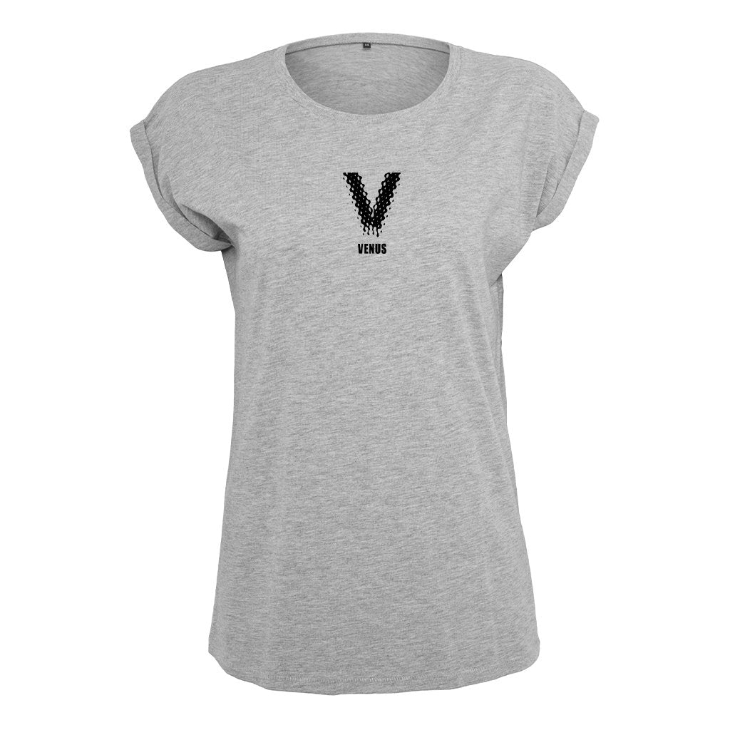 Venus Black Logo Women's Casual T-Shirt-Venus-Essential Republik