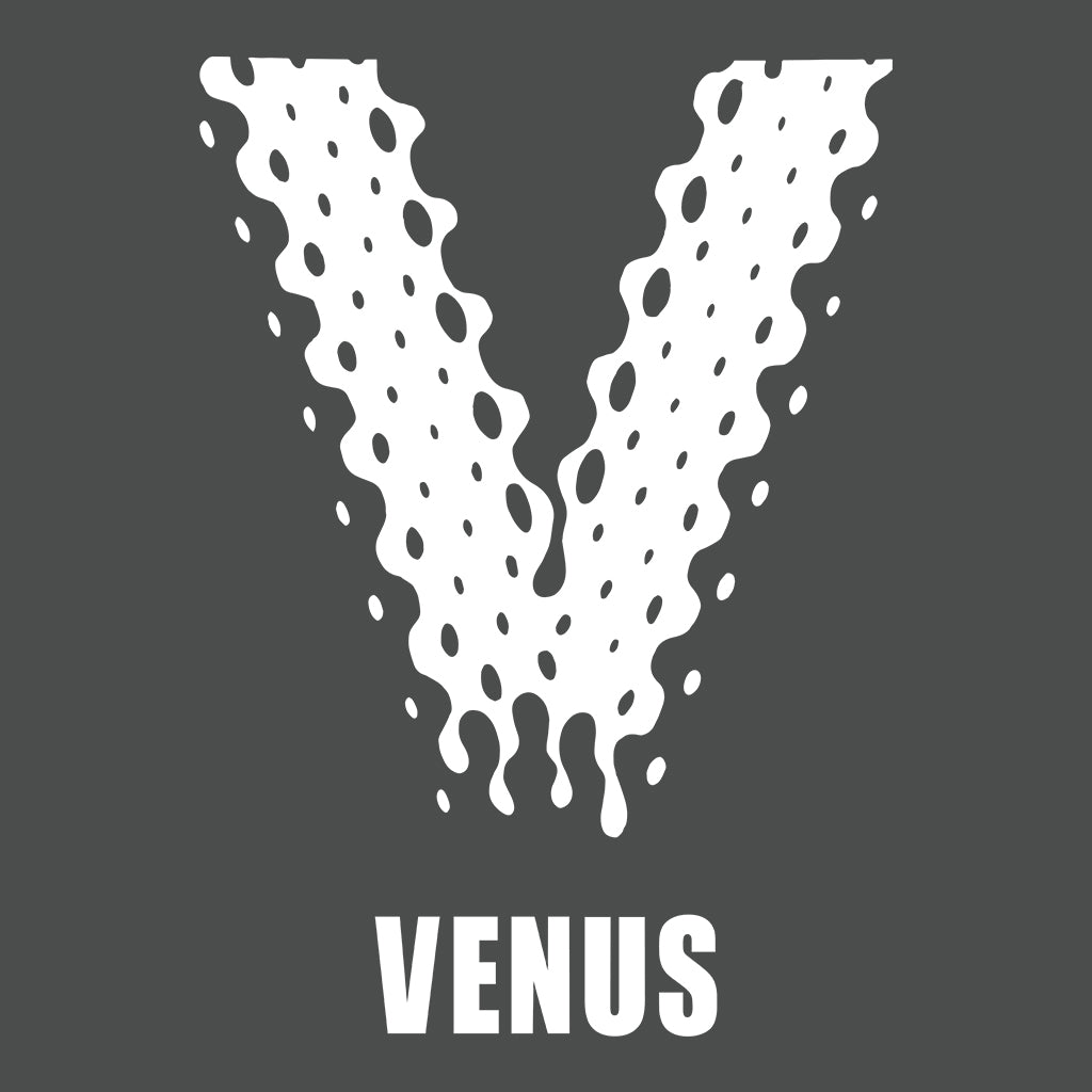Venus White Logo Women's Iconic Fitted T-Shirt-Venus-Essential Republik
