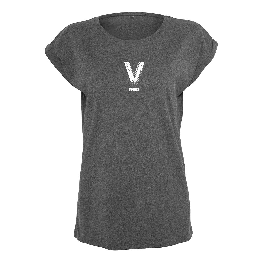 Venus White Logo Women's Casual T-Shirt-Venus-Essential Republik