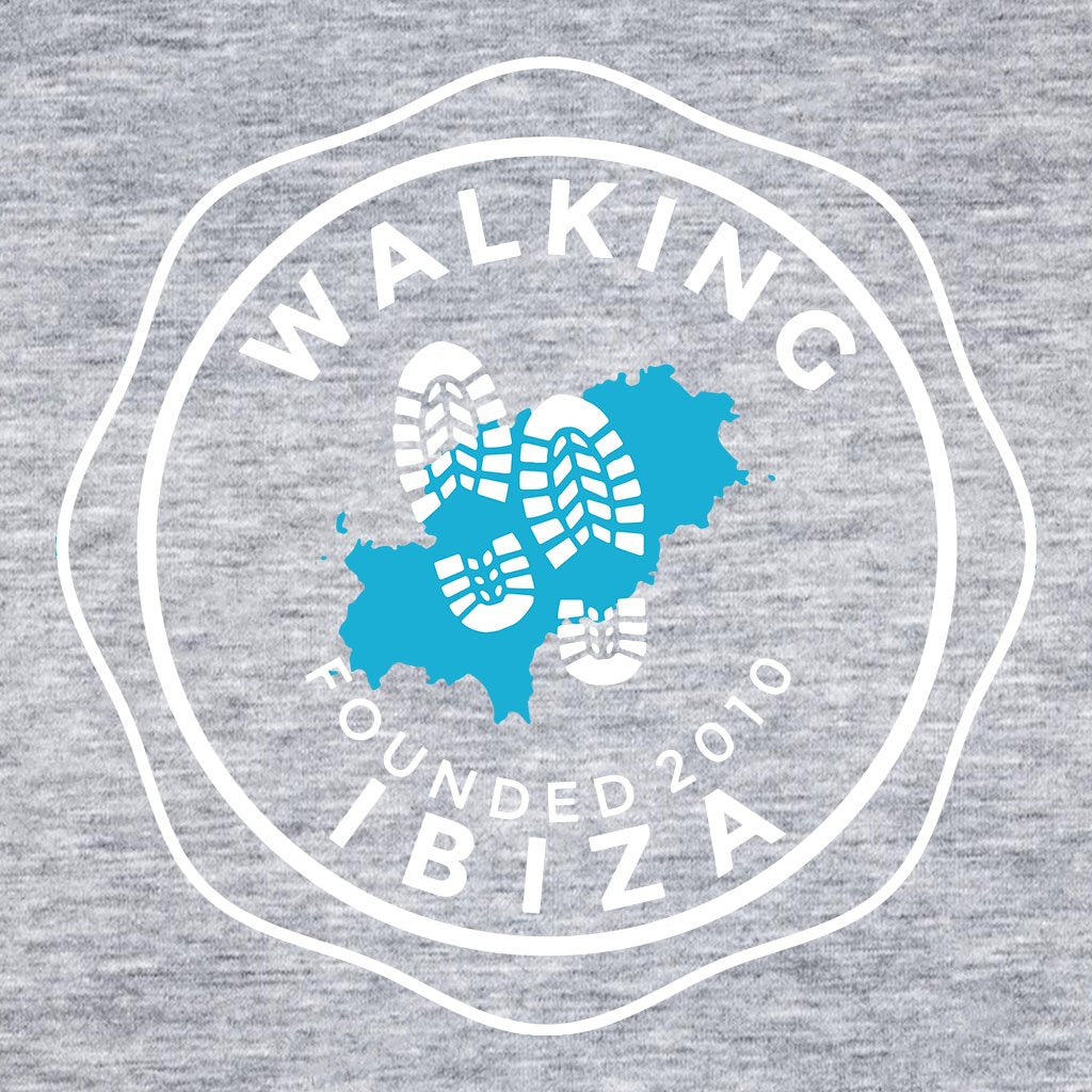 Walking Ibiza 2010 White Badge And Number Front And Back Print Men's Organic T-Shirt-Walking Ibiza-Essential Republik