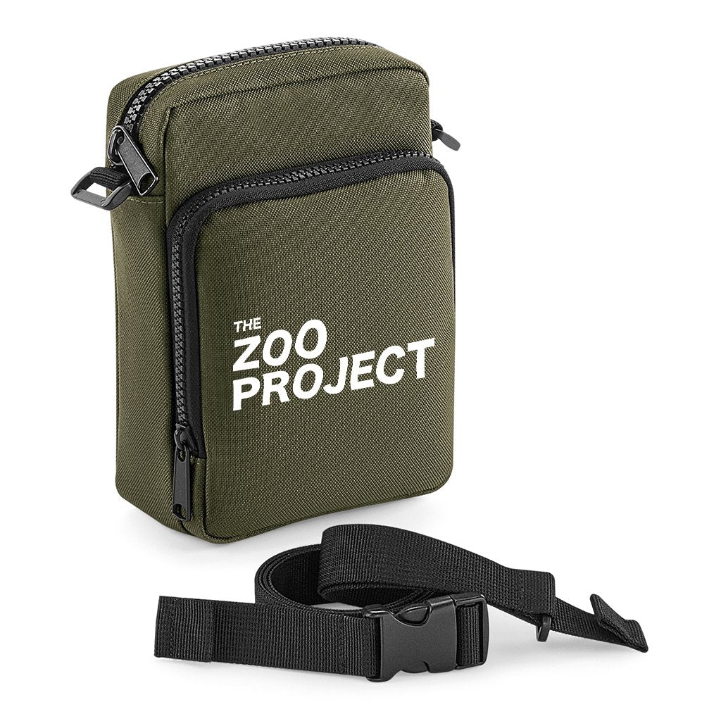 The Zoo Project White Logo Multi-Pocket Belt Bag-The Zoo Project-Essential Republik