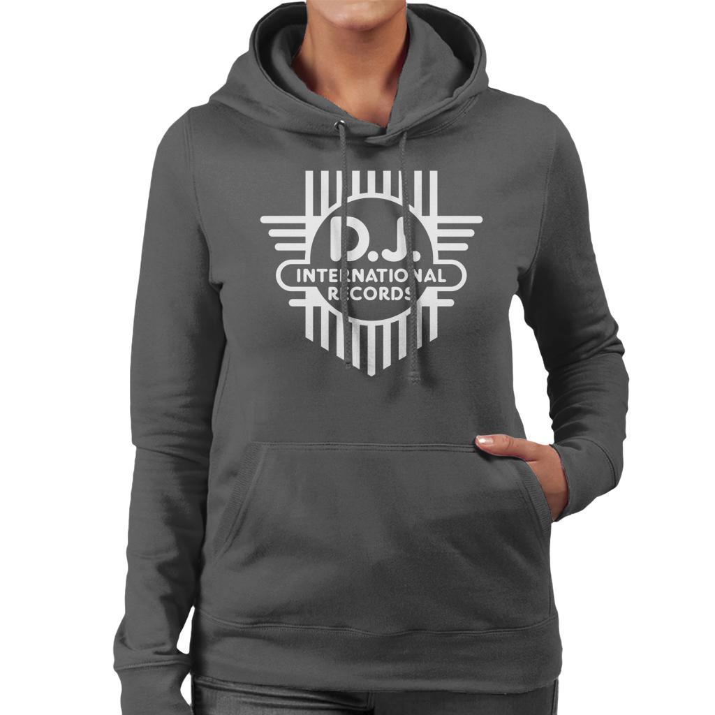DJ International Classic Cross Logo Women's Hooded Sweatshirt-DJ International-Essential Republik