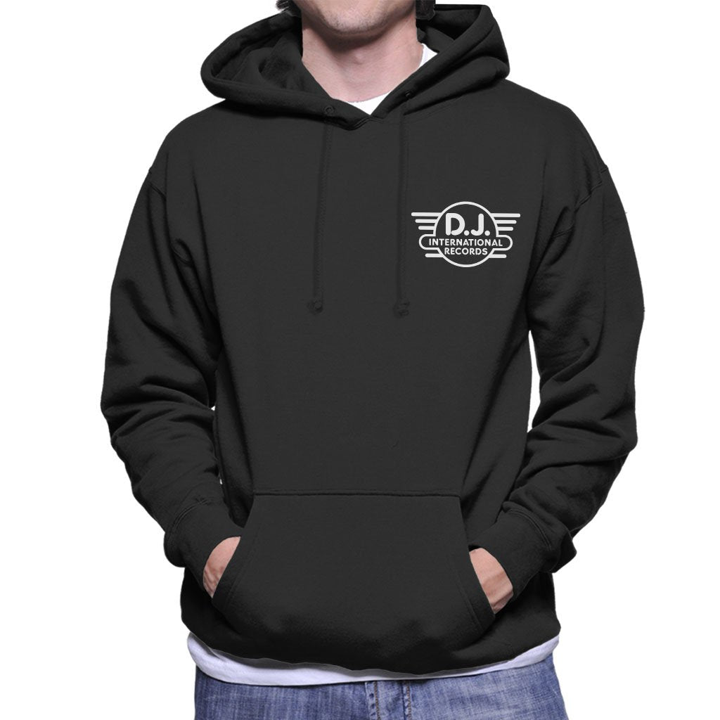DJ International Records Classic Logo Men's Hooded Sweatshirt-DJ International-Essential Republik
