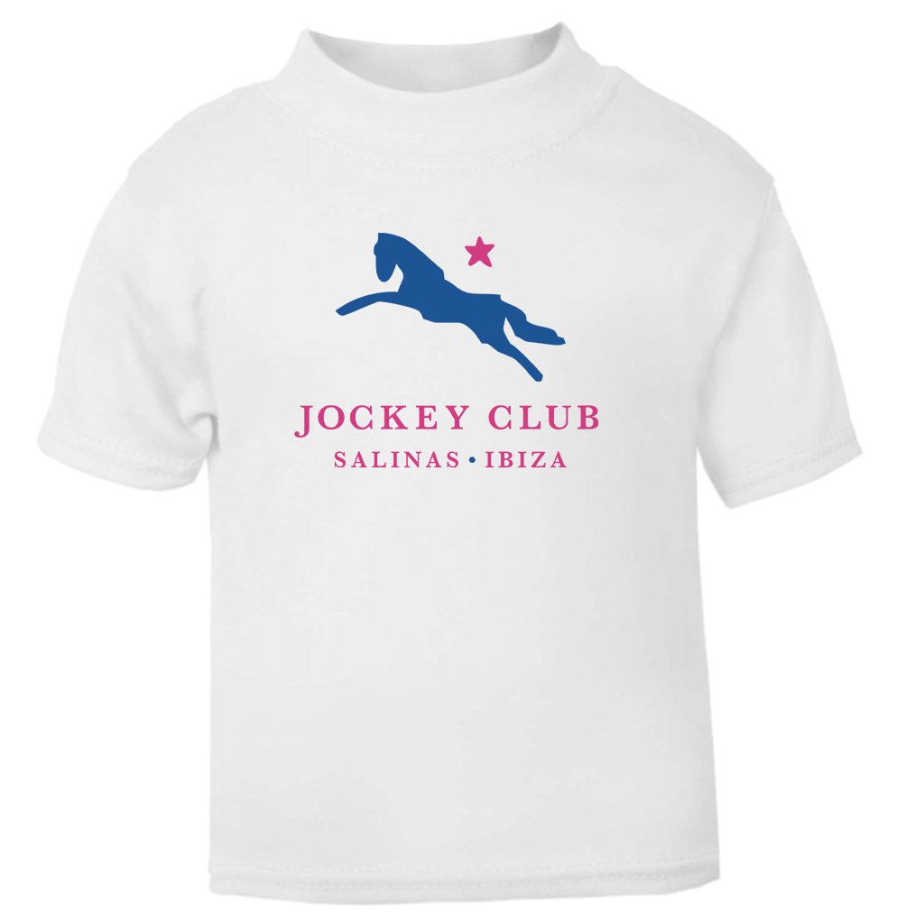 Jockey Club Salinas Ibiza Blue And Red Logo Baby T-Shirt-Jockey Club-Essential Republik