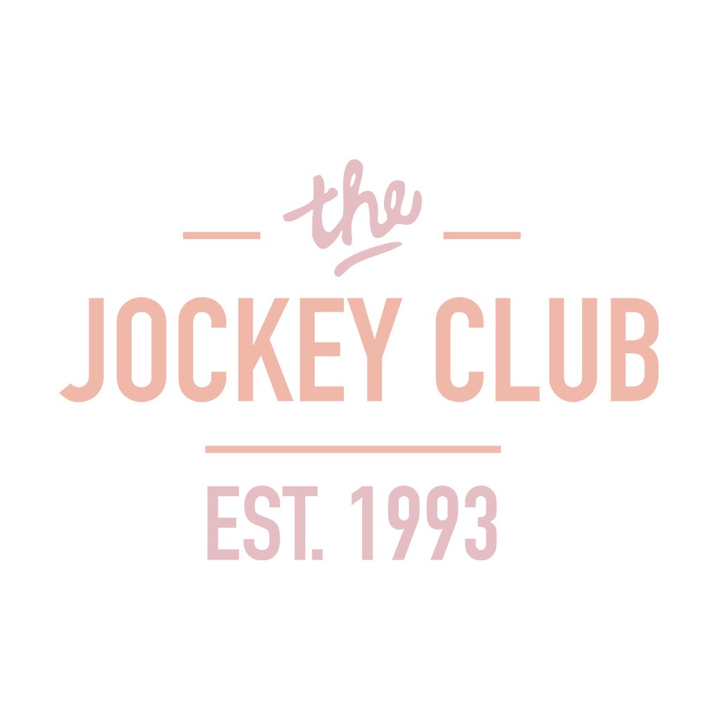 Jockey Club The Jockey Club Est 1993 Pink Text Baby T-Shirt-Jockey Club-Essential Republik