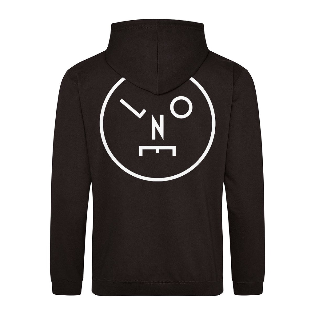 LNOE Adult's Black Hooded Sweatshirt-LNOE-Essential Republik