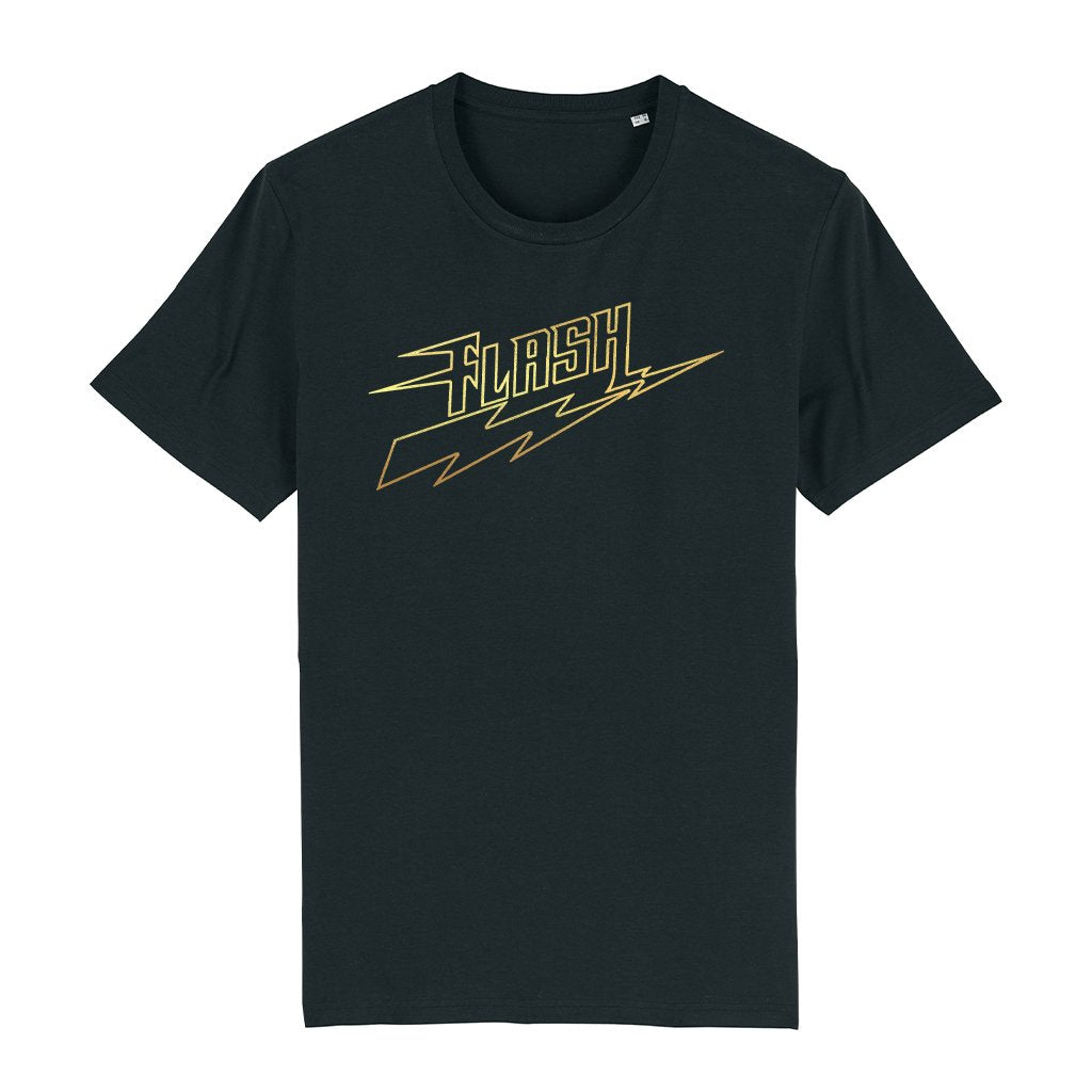 Flash Metallic Gold Logo Men's Organic T-Shirt-Flash-Essential Republik