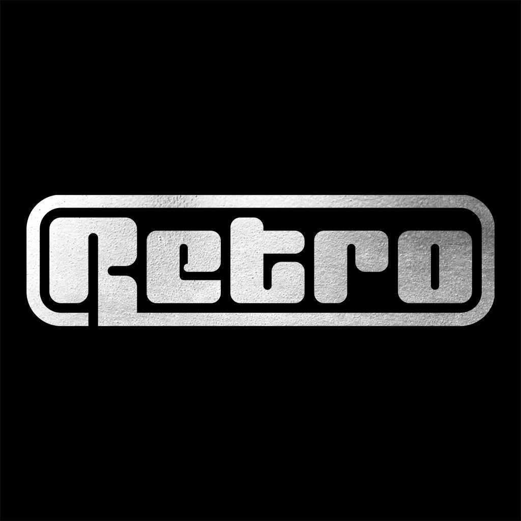 Metallic Silver Retro Logo Unisex Organic T-Shirt-Retro-Essential Republik