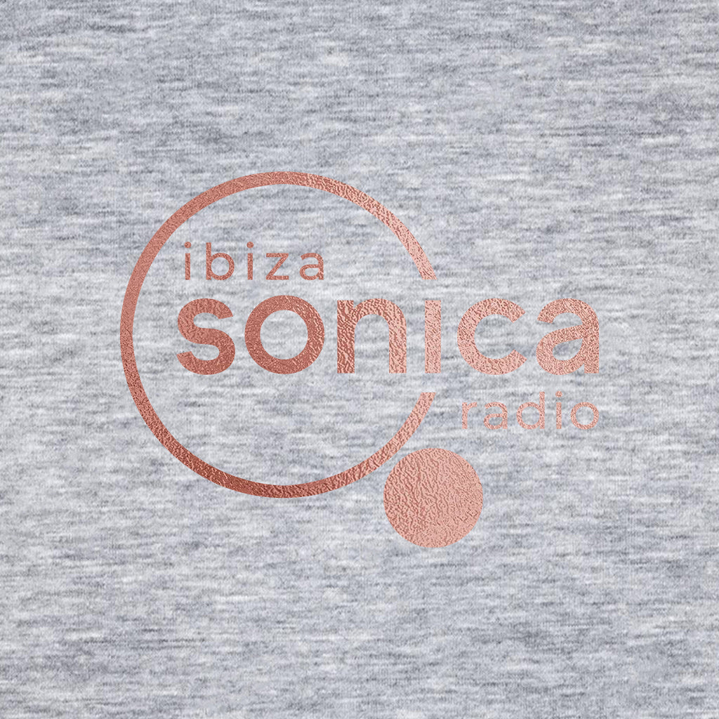 Sonica Metallic Rose Gold Logo Women's Iconic Fitted T-Shirt-Sonica-Essential Republik