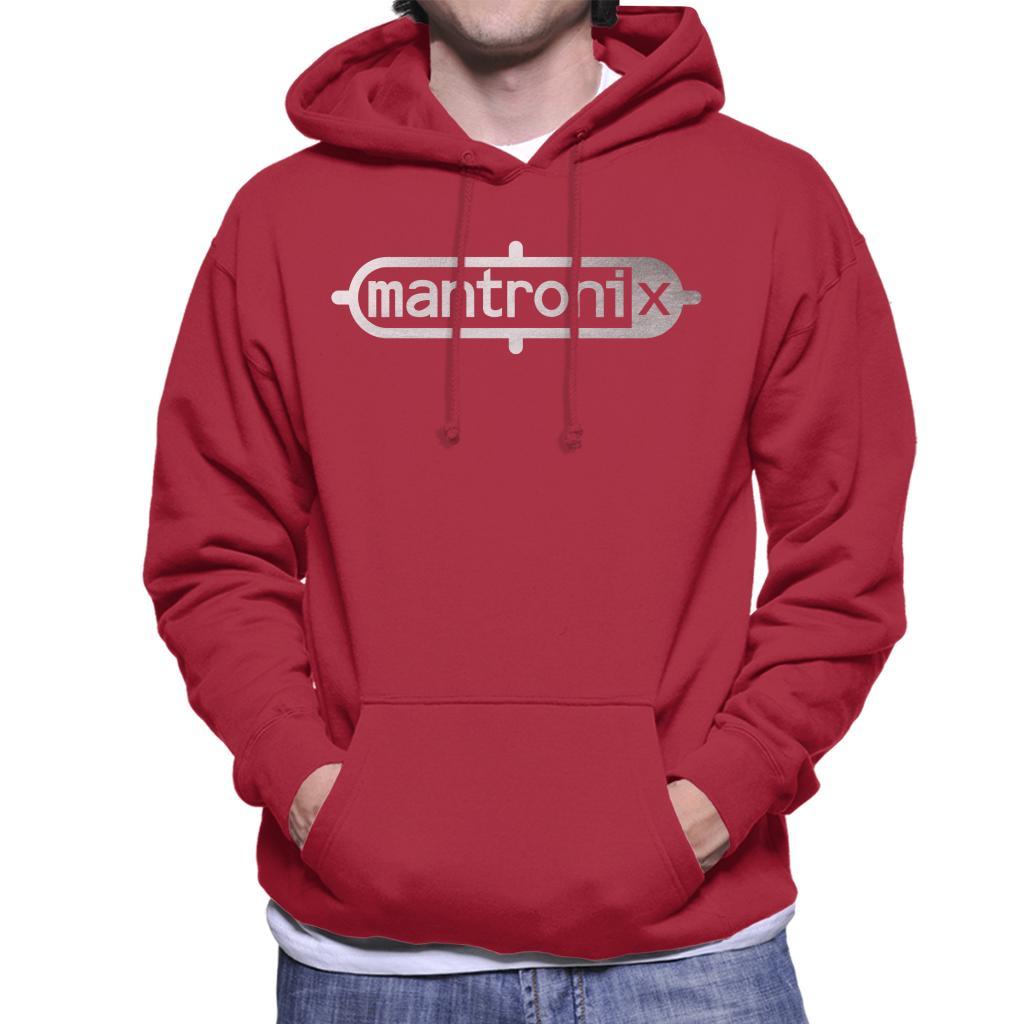 Mantronix Classic Silver Foil Logo Men's Hooded Sweatshirt-Mantronix-Essential Republik