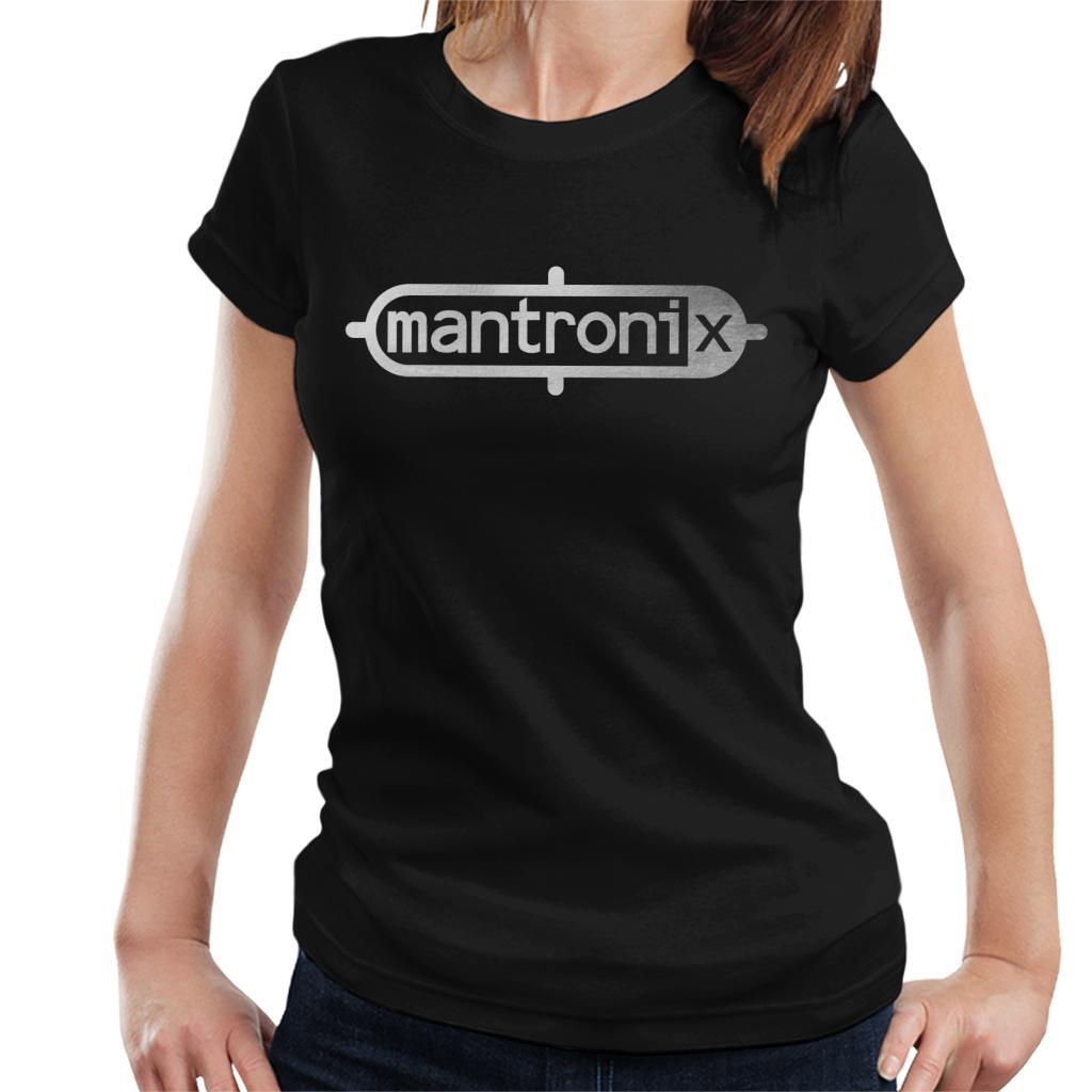 Mantronix Classic Silver Foil Logo Women's T-Shirt-Mantronix-Essential Republik