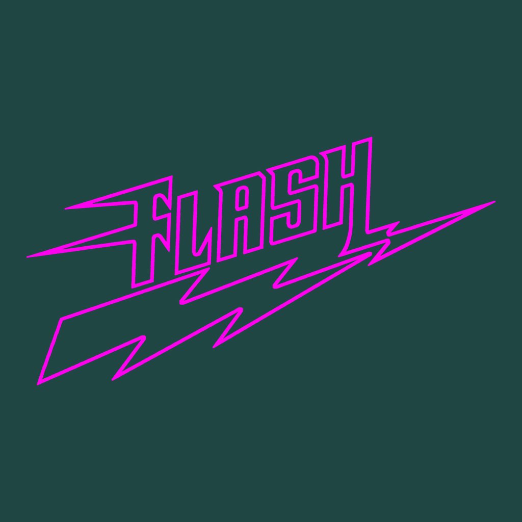 Flash Neon Pink Logo Men's Organic T-Shirt-Flash-Essential Republik