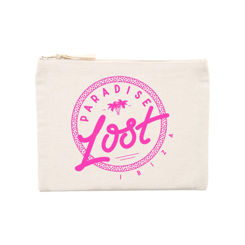 Paradise Lost Neon Pink Logo Woven Pouch-Paradise Lost-Essential Republik