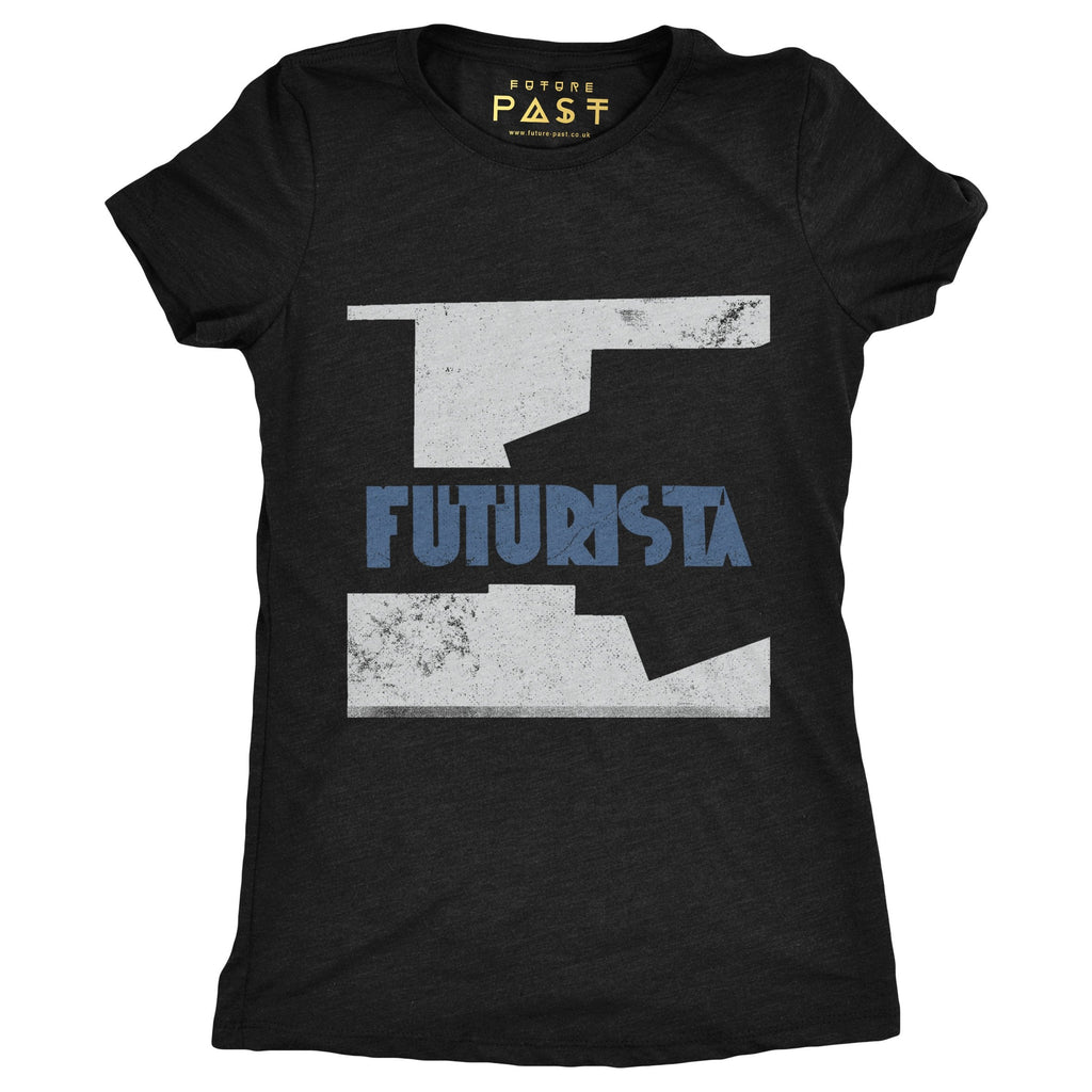 Futurista Women's T-Shirt / Black-Future Past-Essential Republik