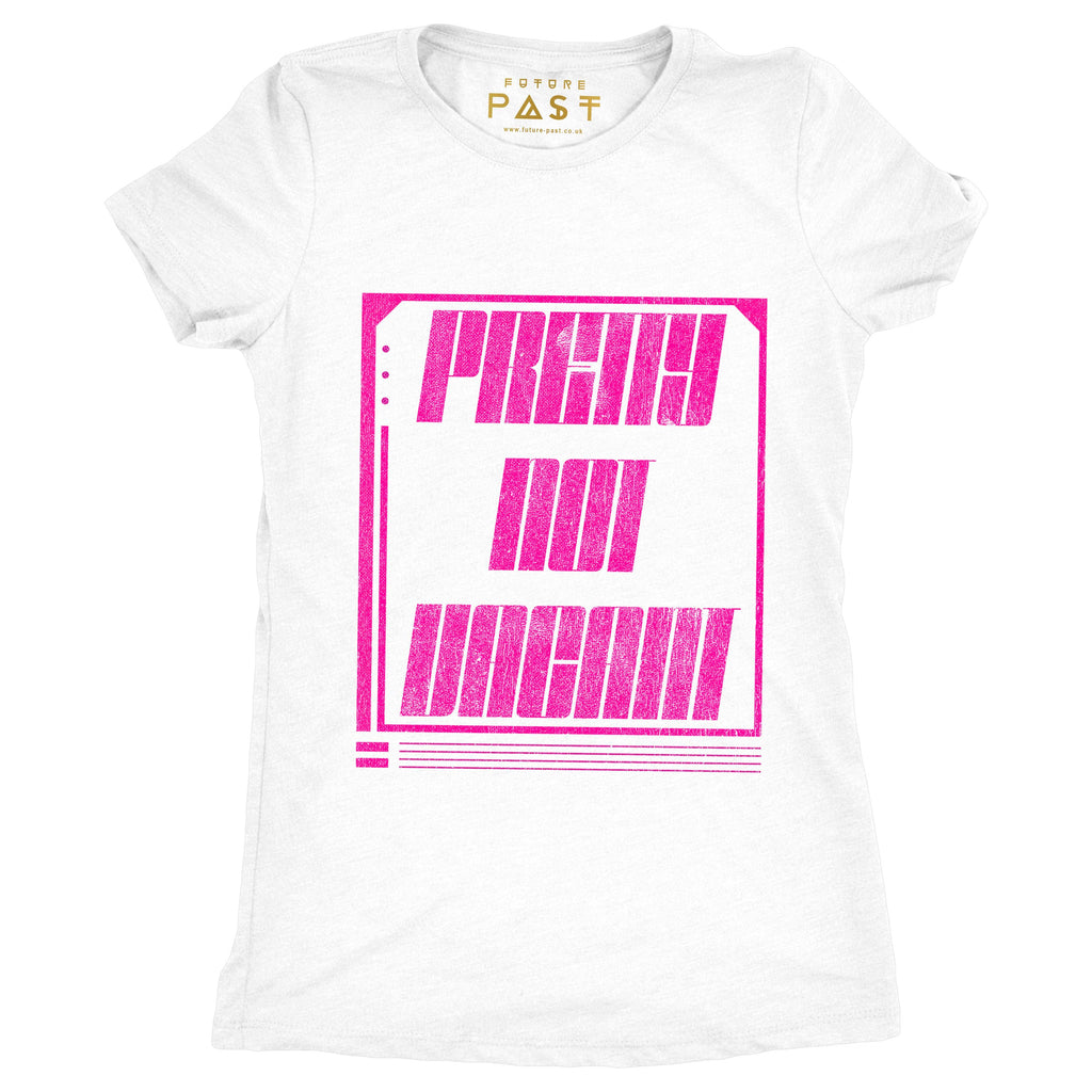 Pretty Not Vacant Women's T-Shirt / White-Future Past-Essential Republik