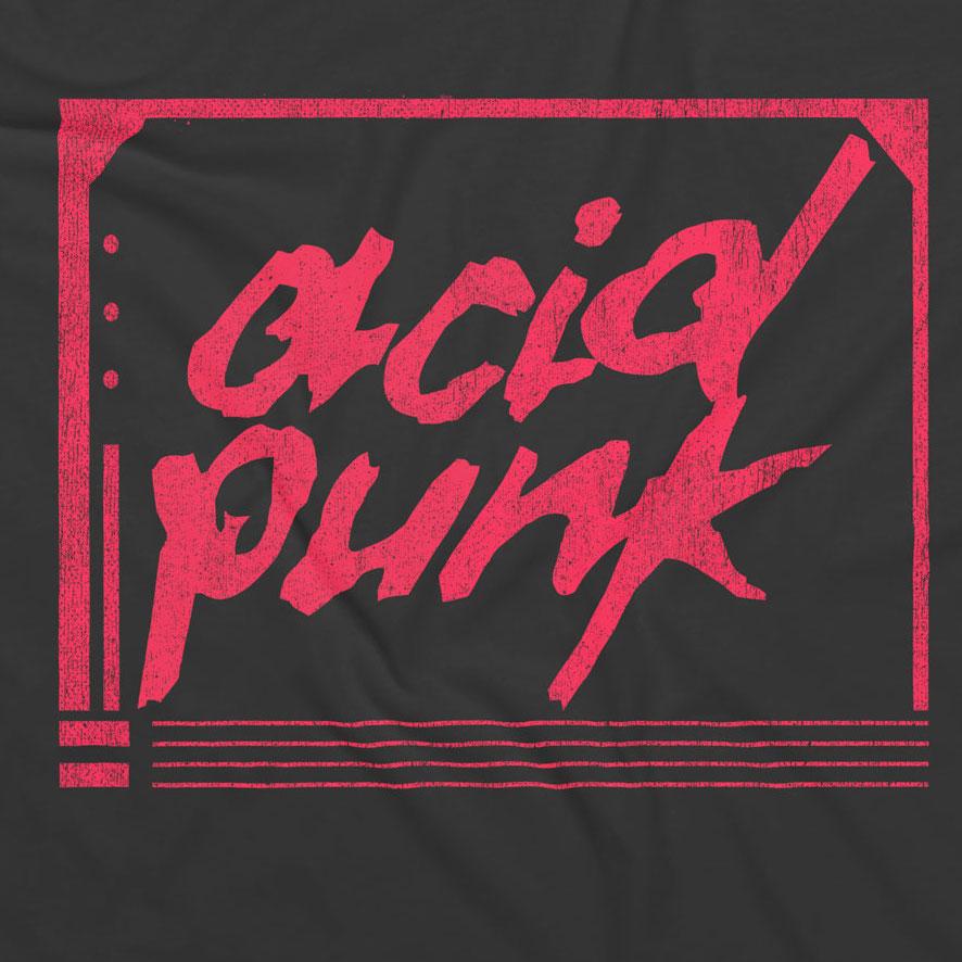 Acid House Punk T-Shirt / Black-Future Past-Essential Republik